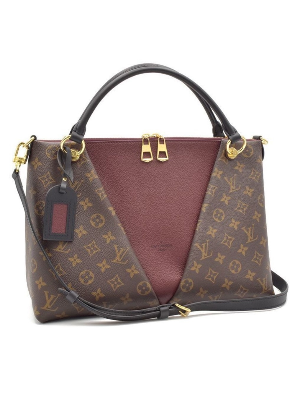 New Louis Vuitton V Tote - Bordeaux Monogram Brand New - Picture 11 of 11